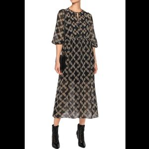 NWT Sandro Floral Chiffon Dress